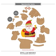 Spellbinders Dies -  Spectacular Santa